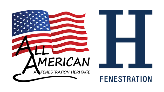 logos for All American Window Company and Fenestration
